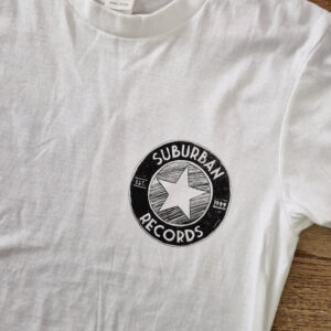 Suburban Records Vinyl God T-Shirt (White)